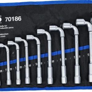 BGS 70186 L-toruvõtmete komplekt 8–19 mm rullkotis
