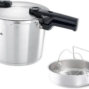 Fissler Vitaquick Premium kiirkeedupott 6 l koos auruti sisuga