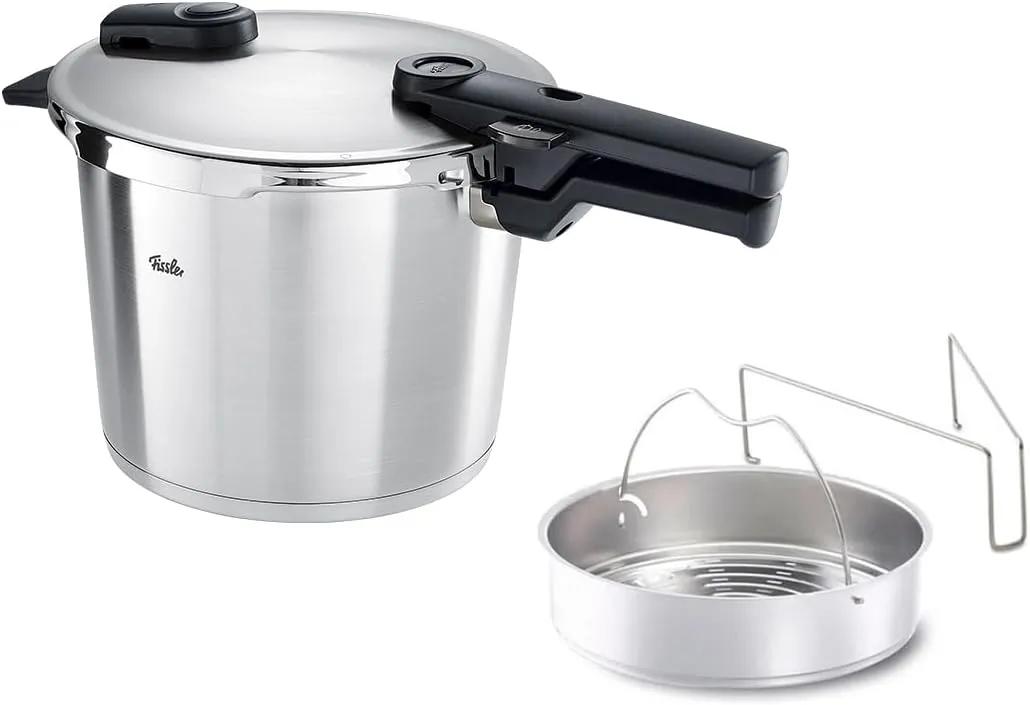 Fissler Vitaquick Premium kiirkeedupott 6 l koos auruti sisuga