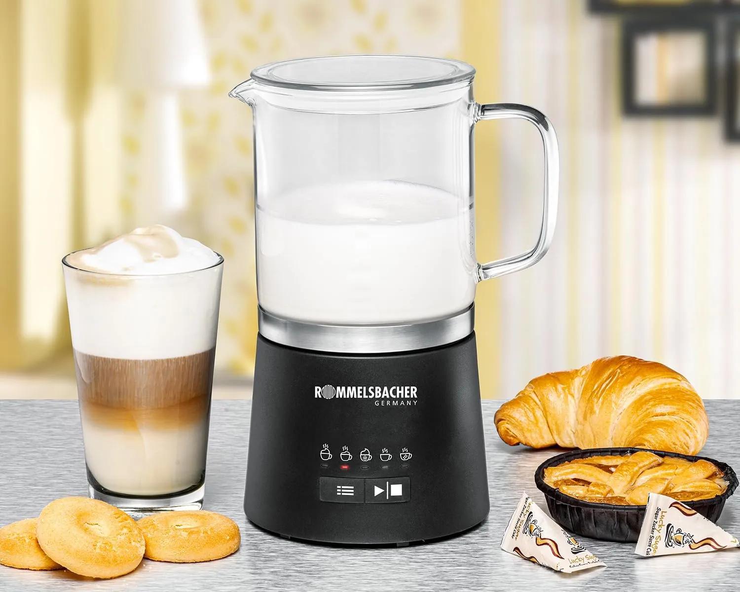Rommelsbacher MS 625 piimavahustaja ja latte macchiato