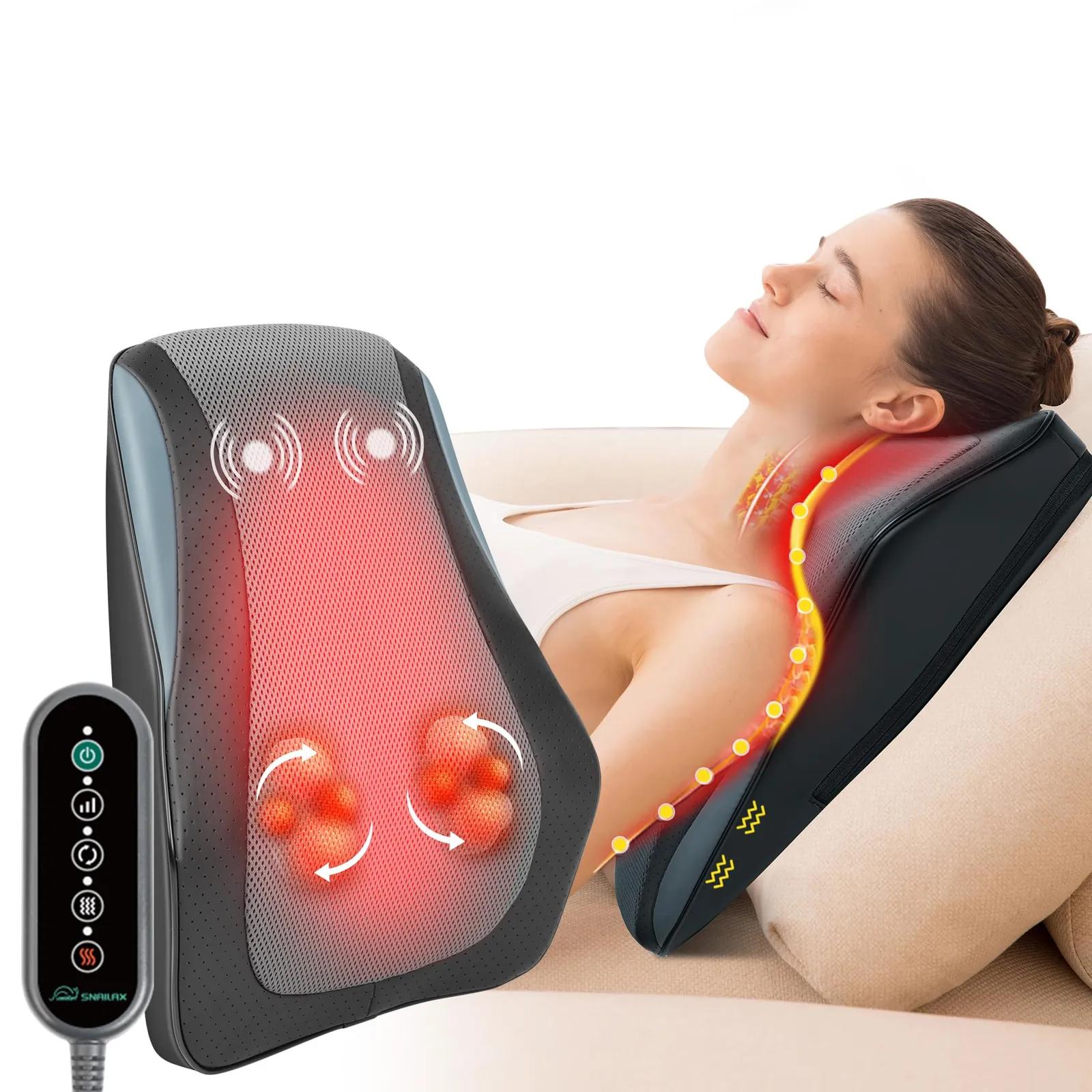Snailax shiatsu massaažipadi soojusega ja juhtmega pult