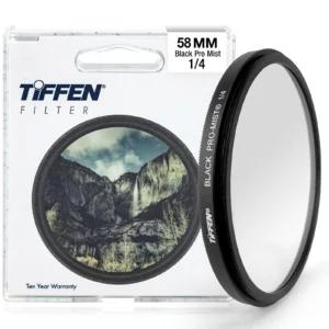 Tiffen Black Pro-Mist 1/4 58 mm filter karbi kõrval