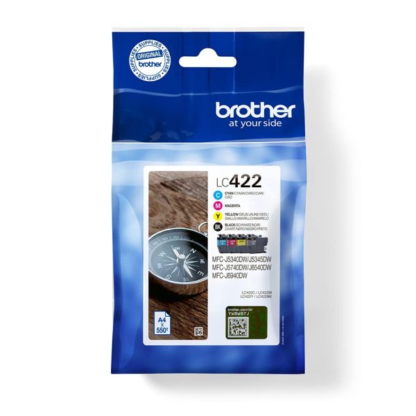 Brother Original LC-422VAL tindikassetid väärtuspakett MFC-J5340DW
