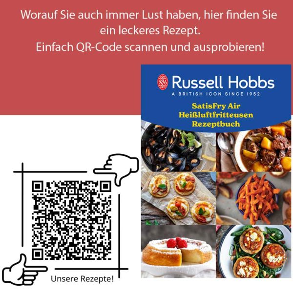 Russell Hobbs kuumaõhufritüür 4L Rapid AirFryer [väike korpus/7 küpsetusfunktsiooni/10 programmi] SatisFry (nõudepesumasinas pestav