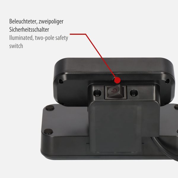 brennenstuhl®estilo Duplex lauaarvuti pistikupesade jaotur lüliti ja ülepinge kaitsega (pistikupesade jaotur USB C Power Delivery