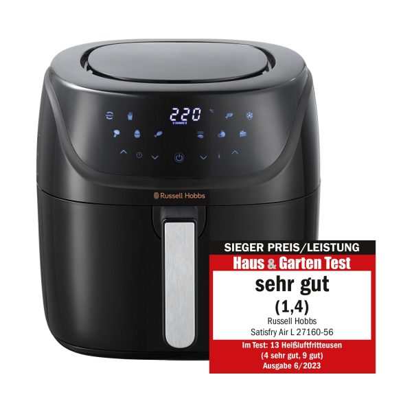 Russell Hobbs kuumaõhufritüür 4L Rapid AirFryer [väike korpus/7 küpsetusfunktsiooni/10 programmi] SatisFry (nõudepesumasinas pestav