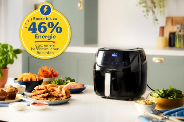 Russell Hobbs kuumaõhufritüür 4L Rapid AirFryer [väike korpus/7 küpsetusfunktsiooni/10 programmi] SatisFry (nõudepesumasinas pestav
