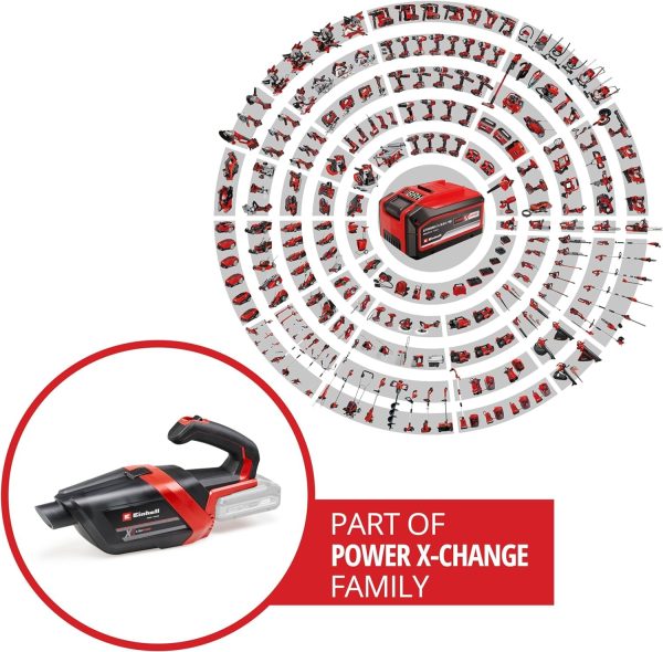 Einhell juhtmeta käsitolmuimeja TE-HV 18/06 Li-Solo Power X-Change (18 V