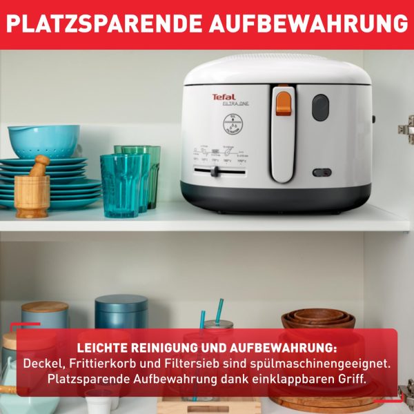Tefal FF1631 fritüür Filtra One | 1 900 W | Mahutavus 1