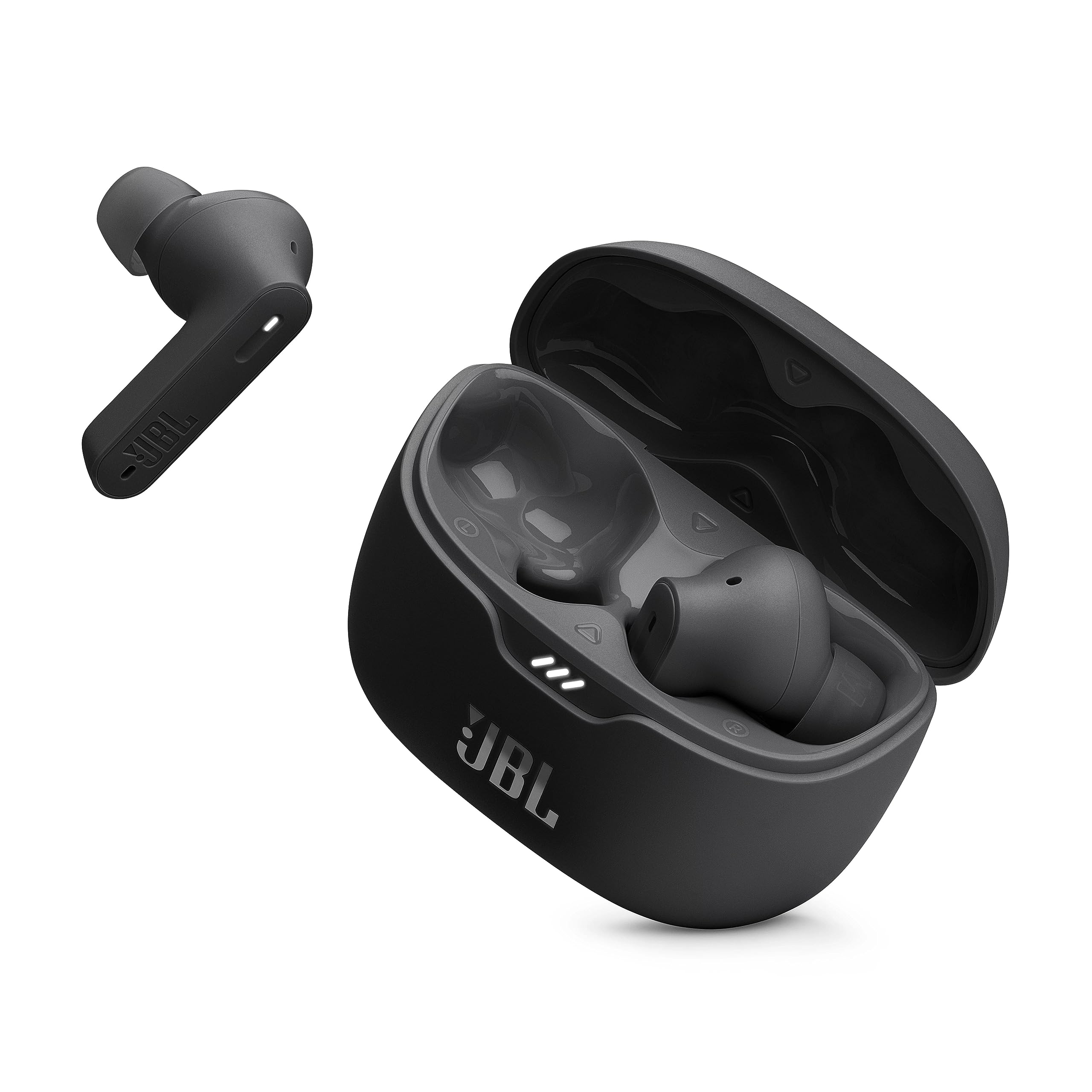JBL Tune Beam – Veekindlad True-Wireless Kõrvasisesed Kõrvaklapid mürasummutusega – Must – Kuni 48 tundi muusika taasesitust