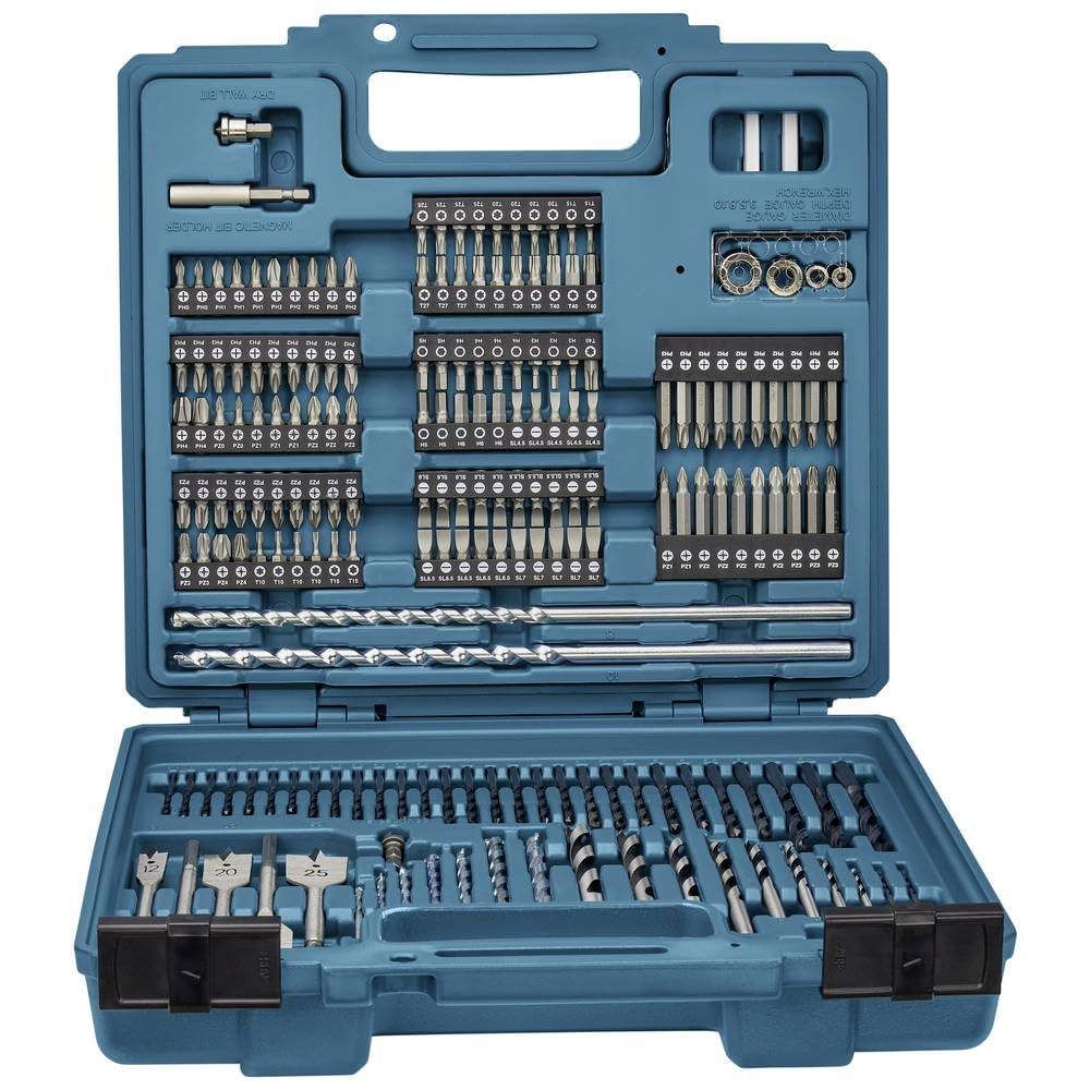Makita E-11689 256-osaline puuri- ja otsikute komplekt